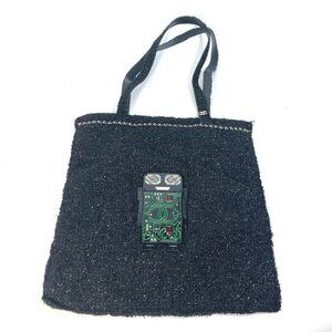 CHANEL A94646 CC CC Mark Rhinestone Pearl Robot shoulder bag Tote Bag